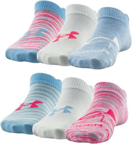 Image of Under Armour Youth Essential 2.0 Lightweight No Show Socks, 6-Pairs