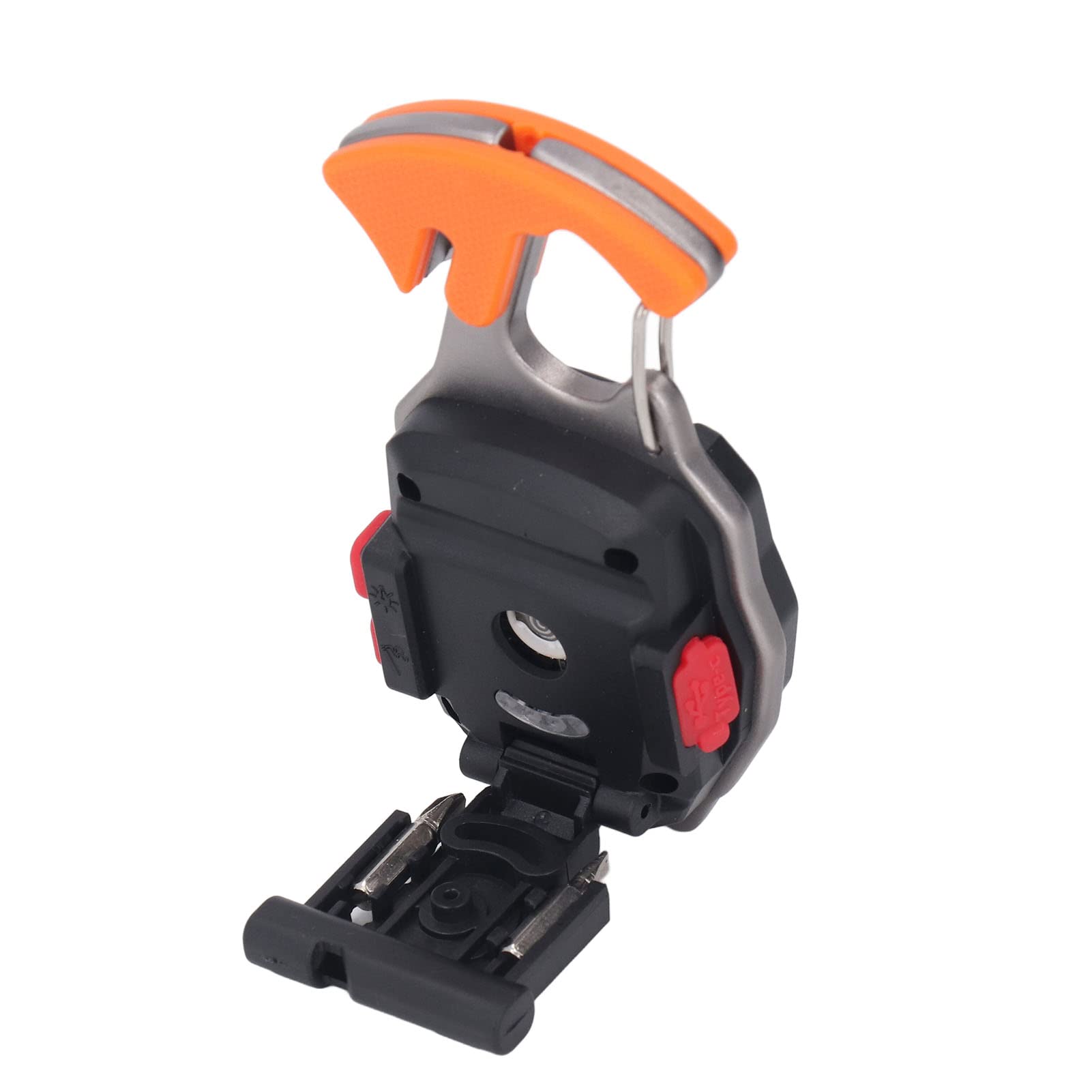 JTLB Llavero LED Linterna Multifuncional Tipo C Mini Luz de Trabajo de Emergencia Luz de Bolsillo con Encendedor Abrebotellas