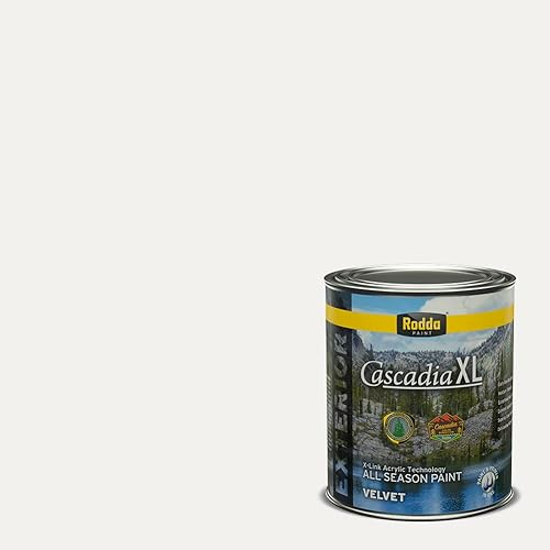 Vista 182 de Rodda Paint CASCADIA ZERO - Pintura satinada e imprimación para interiores en uno, 1 galón, pizarra