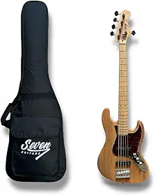 Contrabaixo Jazz Bass Seven 5 Cordas Sjb-57 NT Com Bag