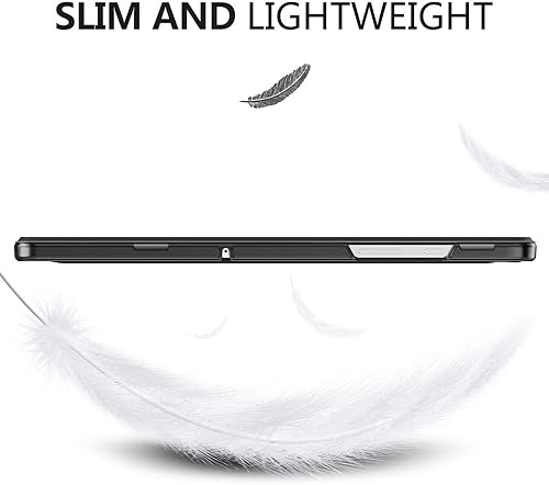 Miniatura 7 de MoKo Funda para Galaxy Tab A9+A9 Plus de 11 pulgadas 2023, funda protectora inteligente con soporte delgado con carcasa trasera translúcida de