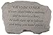 Kay Berry- Inc. 97320 Grandfather-If Tears Could Build A Stairway - Memorial - 16 Inches x 10.5 Inches x 1.5 Inches
