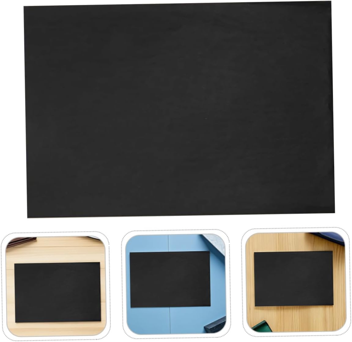 OSALADI 100 Sheets Black Tissue Wrapping Paper Bulk 35x50cm for Packaging DIY Crafts Wedding Birthday Party Decorations