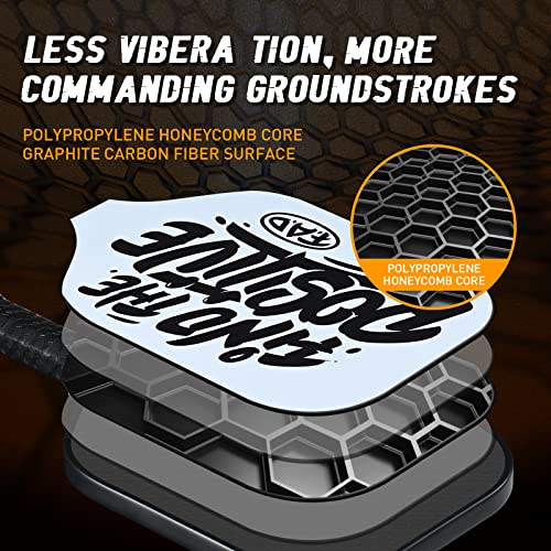 Niupipo Pickleball Paddle,Usapa Approved Pro Graphite Pickleball Collabreated With Fad,Pickleball Raquette With Honeycomb & Added Grit,4.52In Grip Lightweight Tournament Ready Racket thumb #2