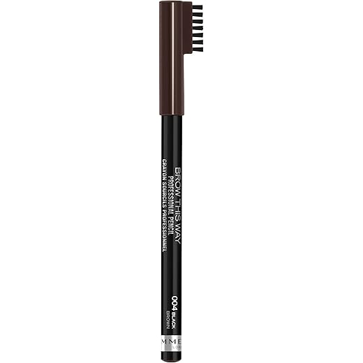 Rimmel Brow Pencil Black Brown 4gm