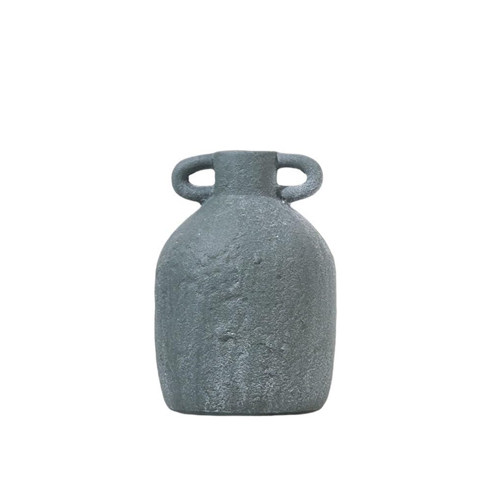 B3f7m4r9j2 One Color Vase Teal Vintage Ceramic Vase Living Room Flower Arrangement Furniture Decoration