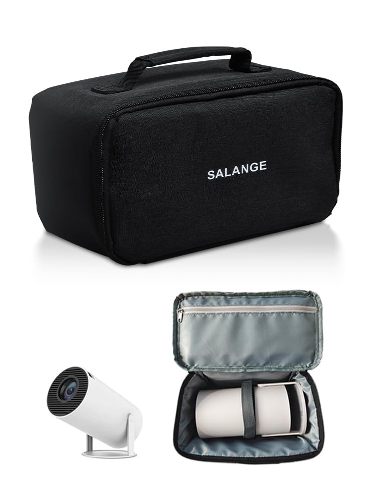 Salange Mini custodia per proiettore HY320, borsa da viaggio con cerniera