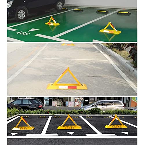 Barriera di parcheggio pieghevole resistente, dissuasore di sicurezza con serratura per vialetto, protezione parcheggio