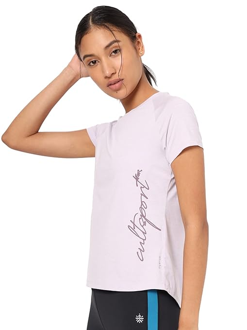 | No-Fall Yoga Tee for Women | Supersoft Breathable Casual Workout or Athleisure Women's T Shirt