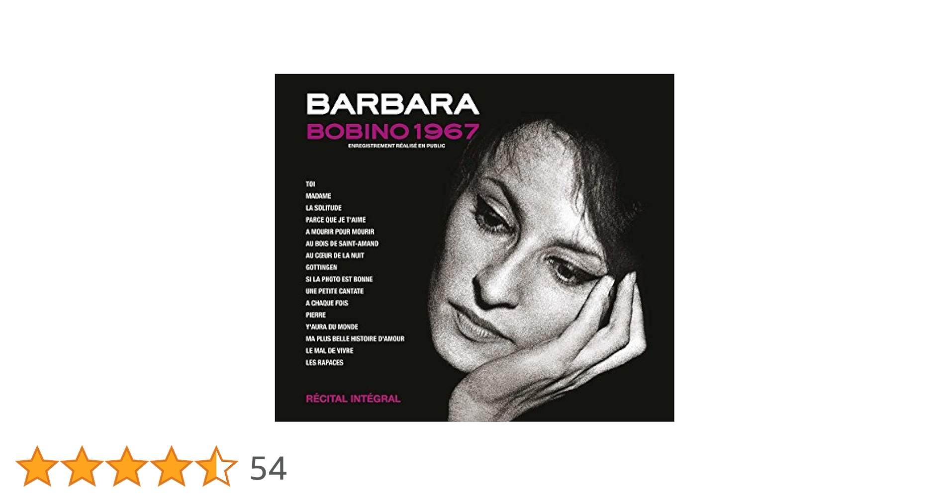 ジャズ 2CD Barbara (5) Bobino 1967  SSVS013014 Stereo Sound /00220 81ueUr6lM8L._UF1000,1000_QL80_.jpg