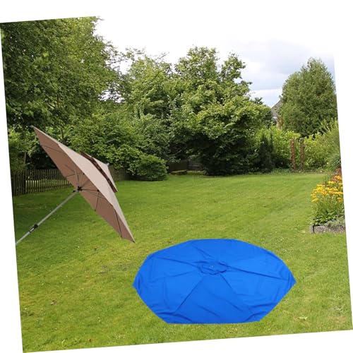 Toile de remplacement pour parasol rectangulaire en polyester résistant - 4