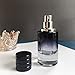 Qixivcom 8 Pack 30ml Mini Gradient Black Glass Spray Bottle, Portable Travel DIY Dispensing Bottle