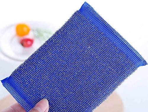 KBS Sponge Wipe Scrubber pad (Pack of 4) for Dish Washing Cleaning Accessories Items Bathroom Toilet Tiles Cleaning Products Tools(Multi Color) 3
