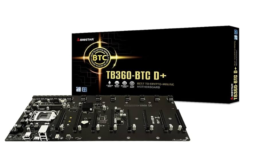 Amazon | BIOSTAR B360チップセット採用 PCIe 8スロット搭載