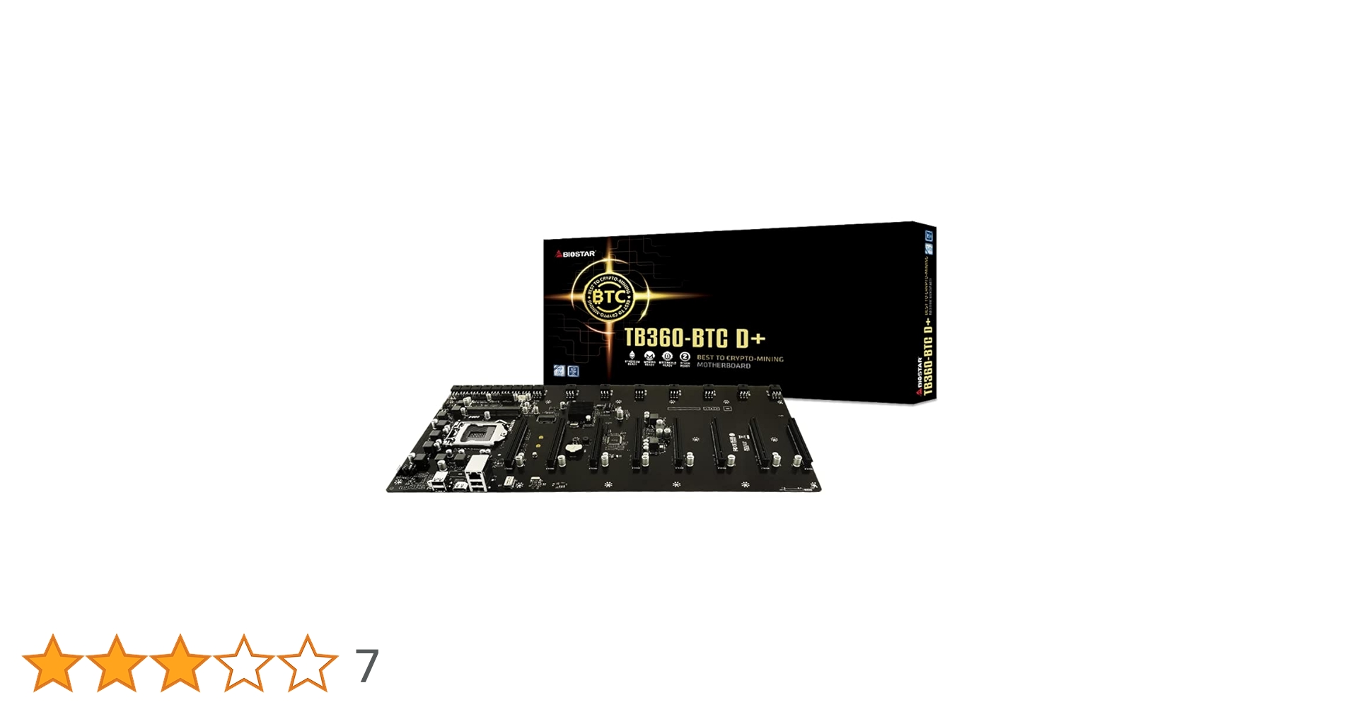 Amazon | BIOSTAR B360チップセット採用 PCIe 8スロット搭載