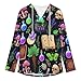 Womens Bodysuit Pullover Shirts Tops Long Sleeve Hoodie Witch Witchy Goth Gothic Mushroom Skull Tshirt, S-3XL