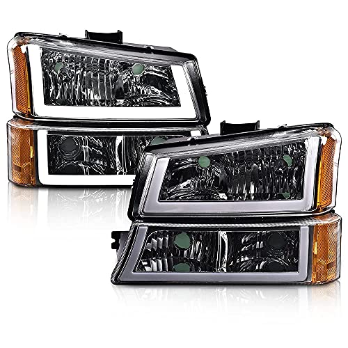PIT66 LED Headlights, Compatible with 03-06 Chevy Silverado 1500 2500 3500 HD Models 03-06 Chevrolet Avalanche 1500 2500(Fits Models without Cladding Only) 2007 Silverado 1500 2500 3500