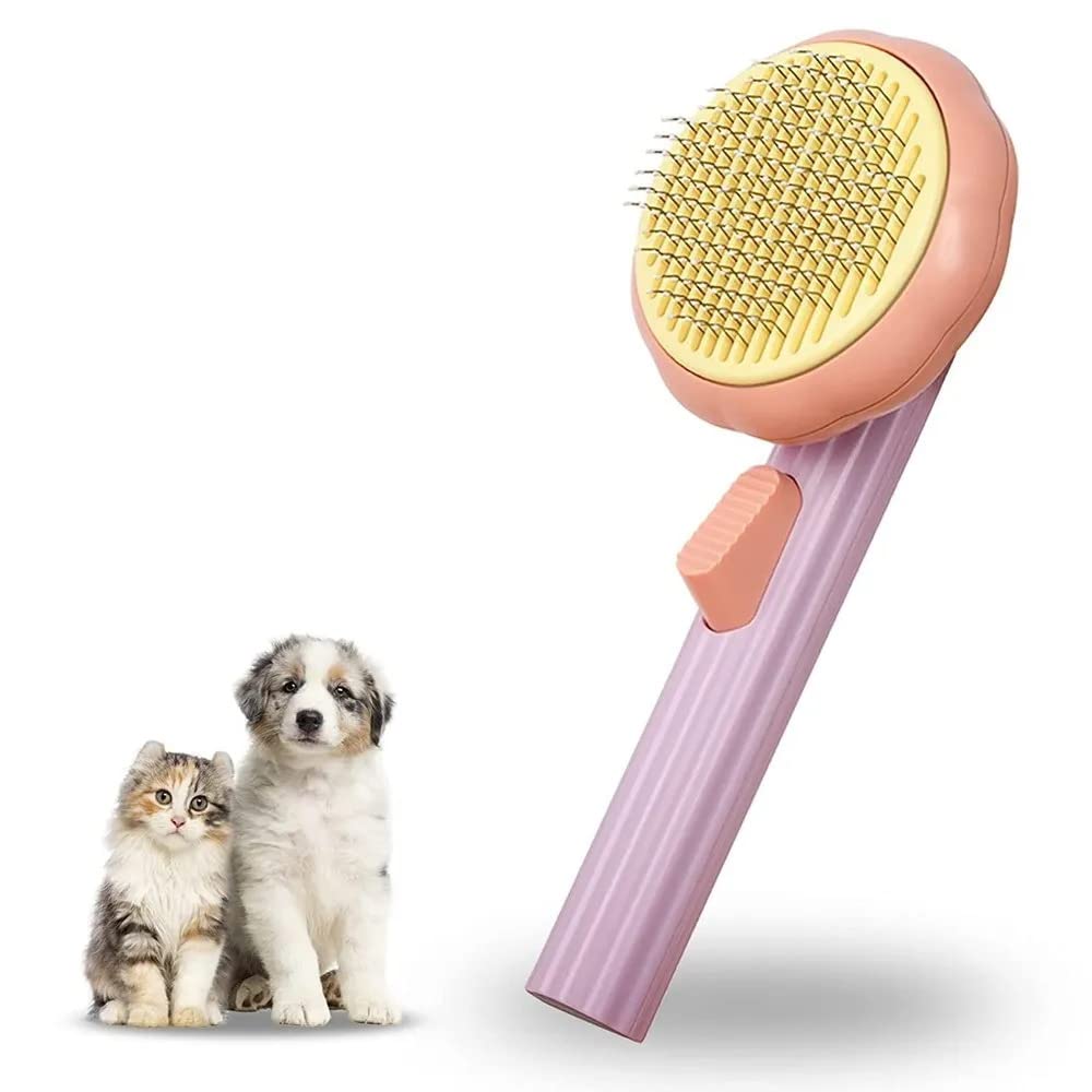 REETIK FASHION HUB Self Cleaning Dog Comb & Cat Comb Brush || Cats Pet Grooming, shedding, Dematting Dog Comb for Shedding Remove Undercoat Mats Hair Pet Massage-Self Cleaning Slicker Brushes (B0BHHY1YGJ) Amazon Price History, Amazon Price Tracker