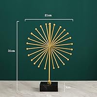 Vista 4 de IMIKEYA Librería de escritorio Decoración para el hogar 1 unid adornos de hierro Metal Hat Rack Adornos de hormigón para mesa de figuras abstractas