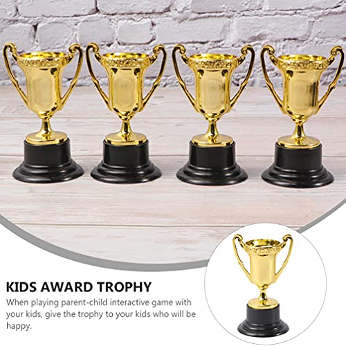 Tofficu 12Pcs Plastic Mini Trophy Cup Winner Award Trophies Trophy Colored Trophy Setting for Party