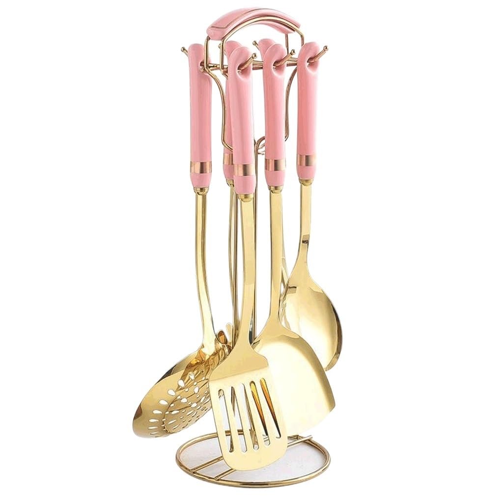 MYUYEE Kitchenware Set Ceramic Stainless Steel Kitchenware Stainless Steel Cooking Spoon Gift Set