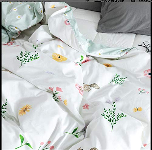 Funda de edredón doble algodón simple ropa de cama 240x220 cm 5