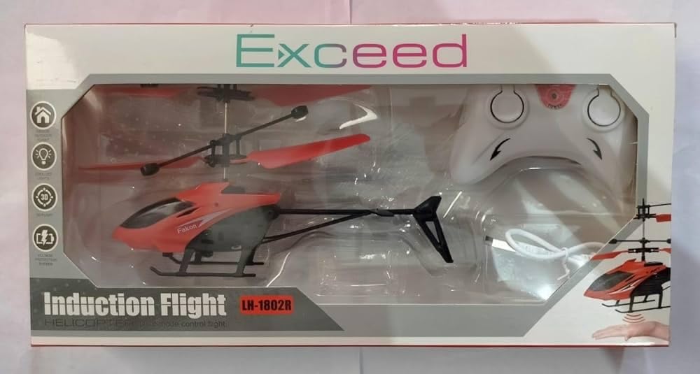 Buy Exceed LM-1802R Remote Control Helicopter, 2-Channel RC Flying