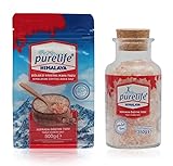 Purelife Himalayan Kosher Salt Pink Coarse Unrefined - Gourmet Natural Crystal Rock Salt with Minera