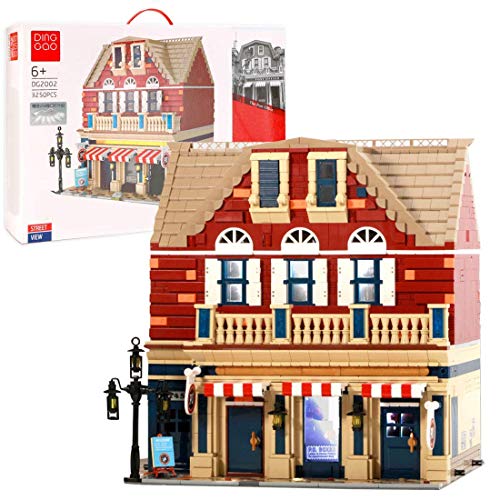 n.g. Wohnkultur Architektur Bausteine Modell 3250Pcs Postamt Stadthaus Straßenansicht Stadthaus Spielzeugladen…