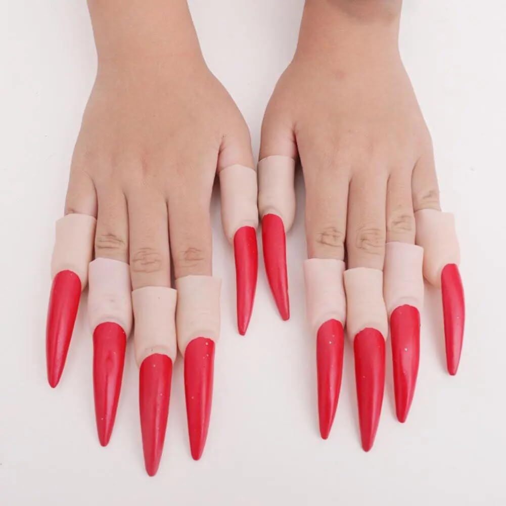 Partysanthe Halloween Finger Zombie Witch Costume Props Witch Nails Gothic Vampire Nails Finger False Nail Set for Scary Halloween Costumes - 1pc (B09R258MTG) Amazon Price History, Amazon Price Tracker