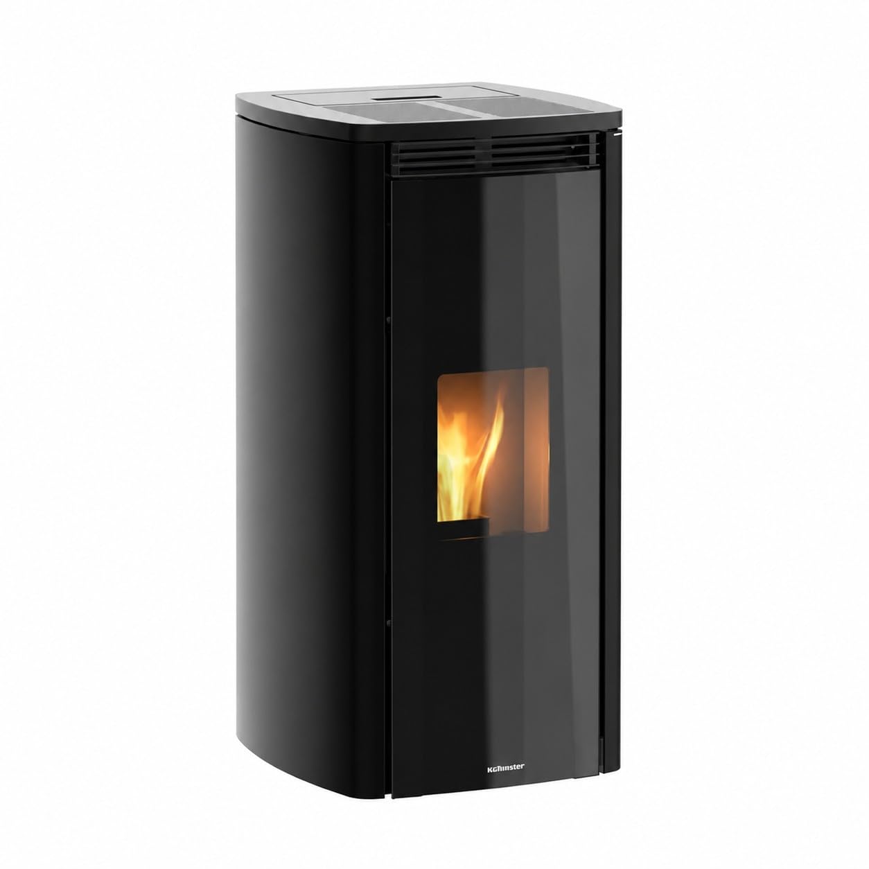 Estufa de Pellets Canalizable 11 kW ZENA V Negra hasta 90 m²