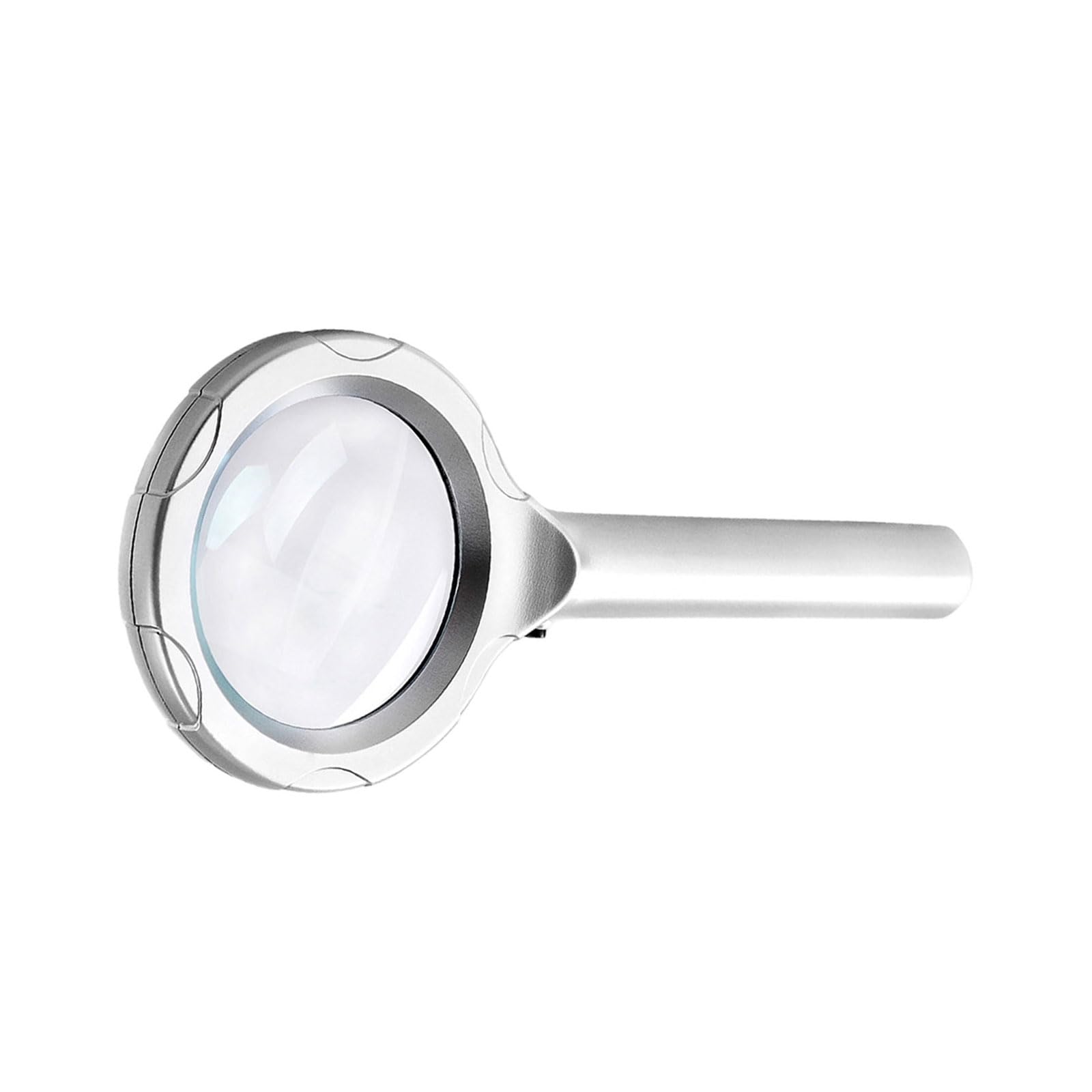 4X Zooming Magnify Glass Handheld Featuring 1 Light Modes Hands Frees Design for Reading and Senior Activity Handheld Enlarger with Light