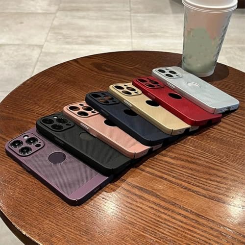 Coque iPhone 14 Plus contre la surchauffe coque rigide creuse argent - 5