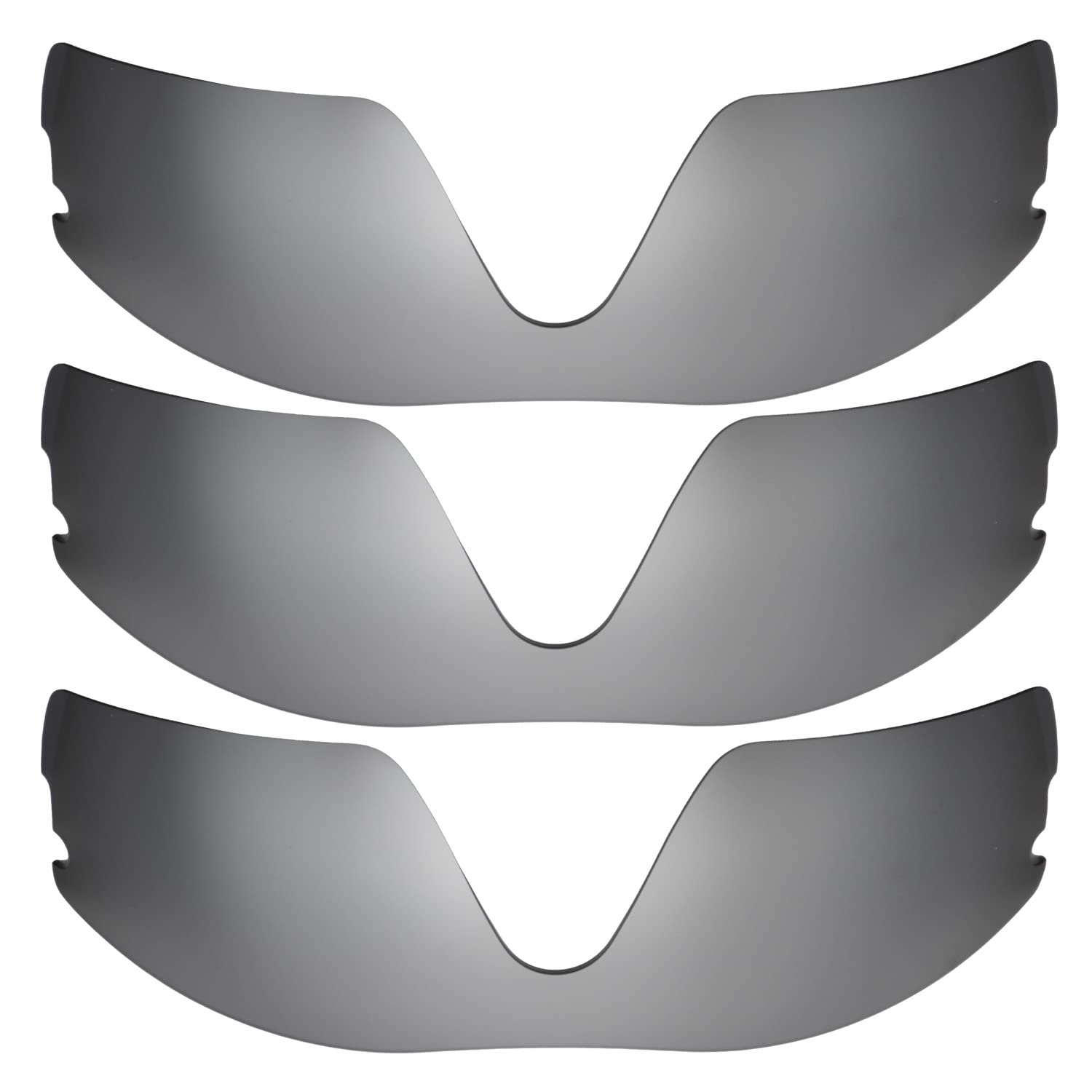 Verres polarisés Oakleys Radar Pitch anti-reflet Titanium Mirror