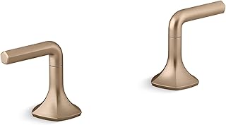 Kohler K- 27018-4-BV Occasionâ„¢ DM Bath Lever Handles, Vibrant Brushed Bronze