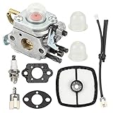Anzac Carburetor for Echo PB2100 PB-2155 Leaf Debris Blower ES-2100 Shredder C1U-K42B Handheld Leaf Carb 12520020562 12520020560