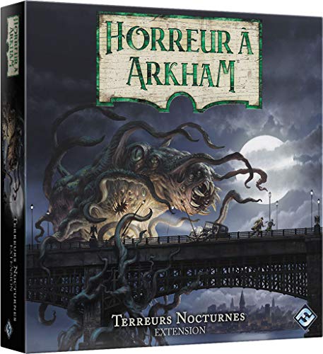 Fantasy Flight Games - Horreur à Arkham Jeu de Plateau V3 - 4 - Terreurs Nocturnes (Extension)