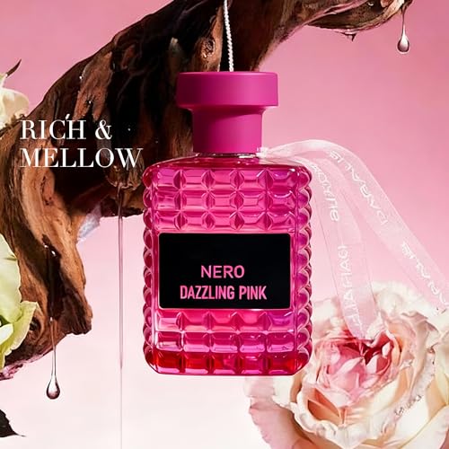 Image of AFLUXE VALENTINE-DAZZLING PINK EDP Perfume for Women, Grapefruit & Jasmine Scent, Long Lasting Floral Fragrance, Cologne for Daily Use, 3.4 Fl Oz