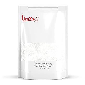 UraXx Soil Mixing and Hydroponics Gardening Water Retaining Super Absorbent Polymer