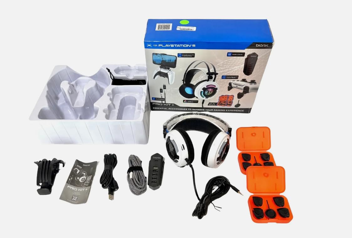 Amazon.com: Bionik Pro Kit+ (1755635) For PS5 PlayStation 5 w/ 2x