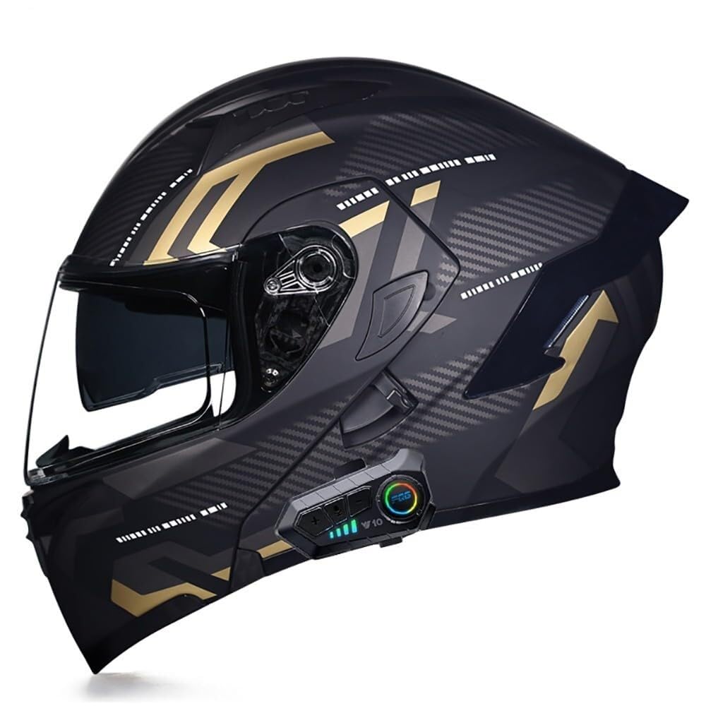 Casque moto modulable anti-collision pour rouler sans buée ni bruit