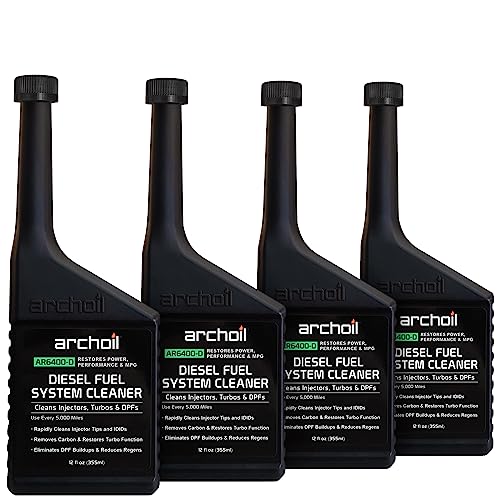 Archoil AR6400-D Diesel Fuel System Cleaner (Four Pack) - Cleans Injectors, Turbo & DPF