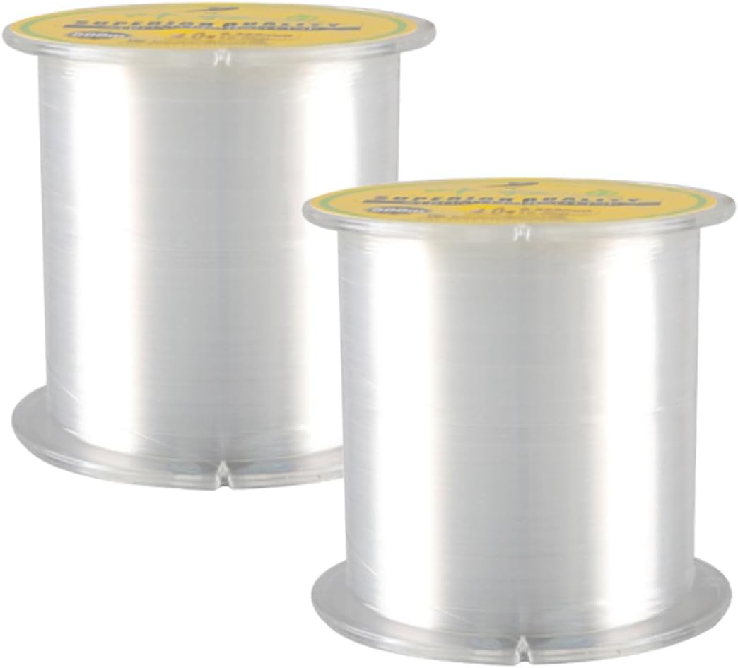 Fishing Throwing Line 500m Nylon Invisible Monofilament Fishing Sub-line Strong Tensile Strength for Sea and Freshwater Angling