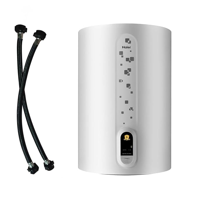 Haier ED Water Geyser 15ltr Digital Display 2000W Electric Storage Geyser Installation & Connection Pipes Wroth INR 700| Warranty 7 Yr on Tank| Shock Proof| 11-Level Safety