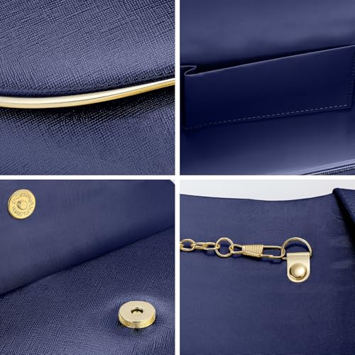 Image of Clutch Purses for Women Evening Bag Faux Suede Formal Party Wedding Cocktail Prom