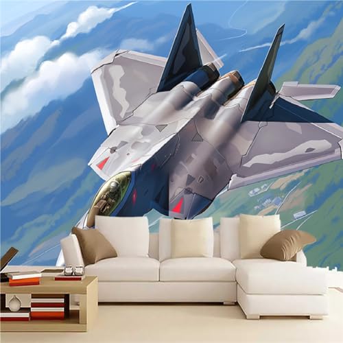 Fresque murale 3D J-20 papier peint art décor haut de gamme