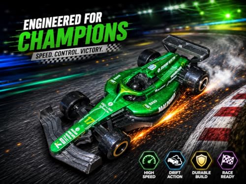 Image of 6 Pack Die Cast Formula Racing Car Toy Set, 1:64 Scale Pull Back Metal Race Cars for Kids, Mini Formula Sports Car Collection, Toy Vehicles for Boys & Girls Age 3+