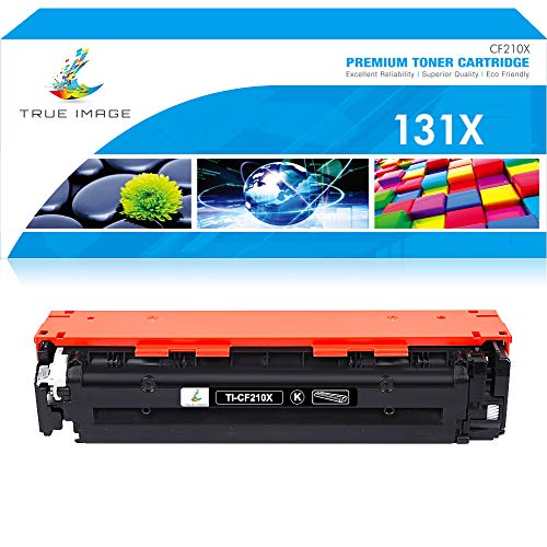 True Image Compatible Toner Cartridge Replacement for HP 131X CF210X 131A CF210A Laserjet
