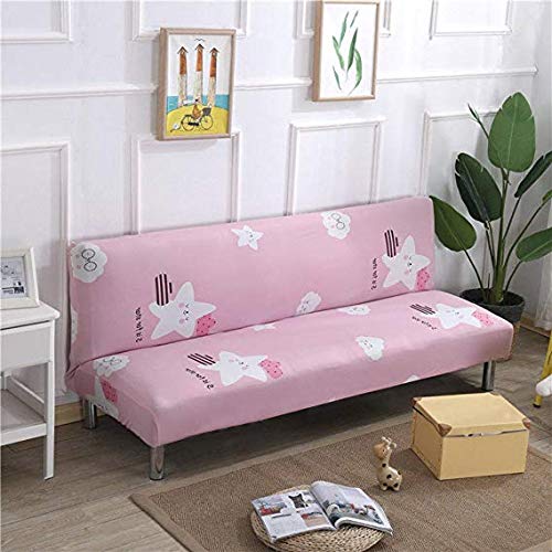 Housse de canapé clic clac imprimée stretch 140x150cm pour salon