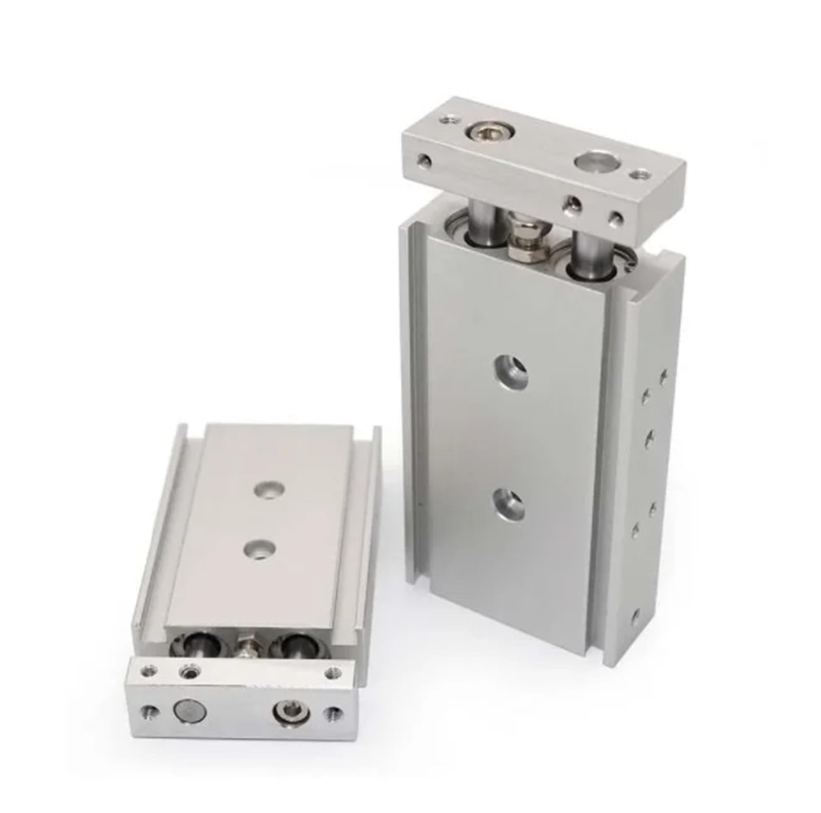 Vérin à deux axes CXSM1520 pour guidage pneumatique précis en automatisme industriel